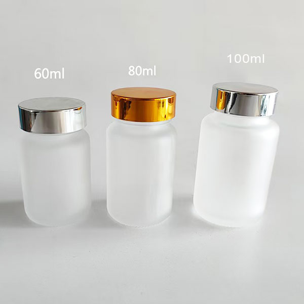 Capsule glass bottle